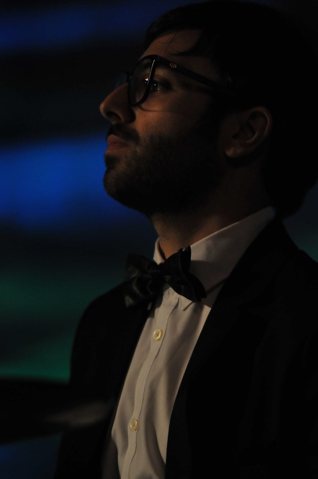 Esibizione dal vivo, luci rosse